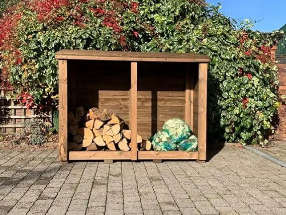 Staffordshire Garden Furniture Heavy Duty Wooden Log Store